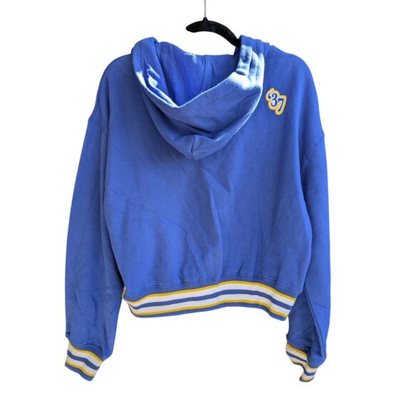 Los Angeles Rams Lace-Up Cropped Hoodie - Women’s Medium (WEAR by Erin Andrews) - Picture 4 of 6